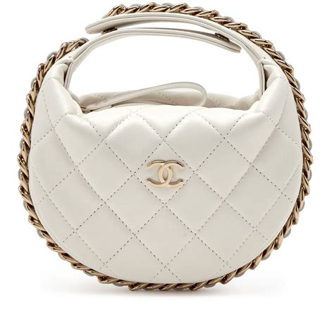 chanel white pouch|chanel pouch review.